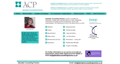 Desktop Screenshot of aberdeencounsellingpractice.co.uk